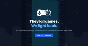 Arte do movimento Stop Killing Games